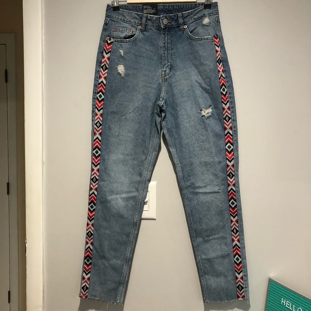 Divided l H&M Booty Fit Boho High Rise Size 8